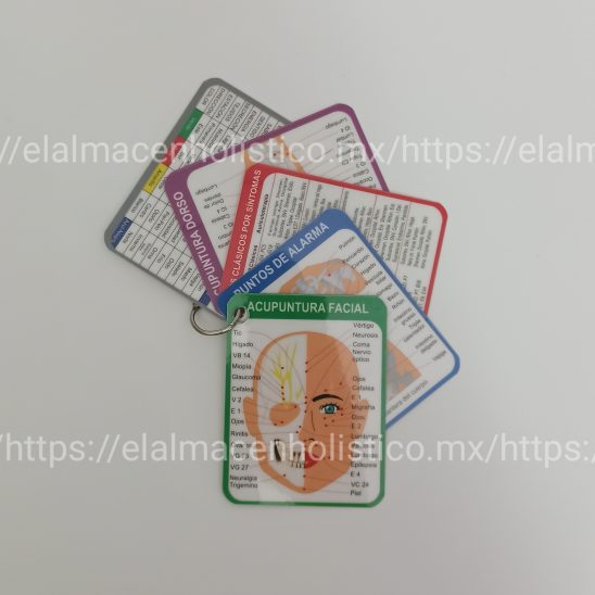 KIT DE TARJETAS DE PUNTOS DE ACUPUNTURA - 20149