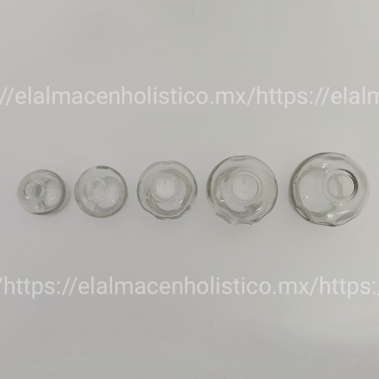 KIT VENTOSAS DE VIDRIO 5 PIEZAS CON HUELLA – 20309 - Image 2