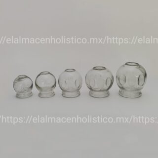 KIT VENTOSAS DE VIDRIO 5 PIEZAS CON HUELLA – 20309