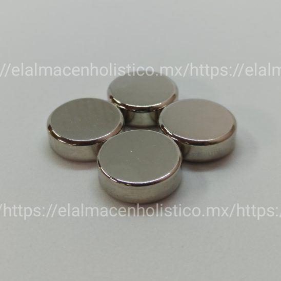 310 - IMAN DE NEODIMIO SIN FORRO 15x5 12000 G. (5 PIEZAS)