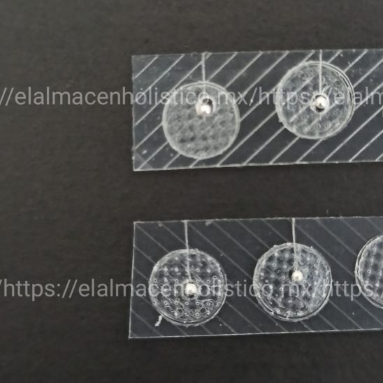 BALIN PLATA  PARCHE TRANSPARENTE (500 piezas) 70176