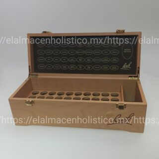 ESTUCHE DE MADERA PARA FLORES DE BACH