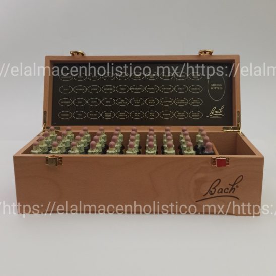 0 KIT DE FLORES DE BACH CON CAJA DE MADERA