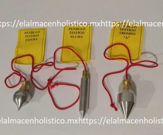 PENDULO PLATA TESTIGO CORDON ROJO - 90003