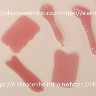 GUA SHA DE RESINA ROSA - 50576