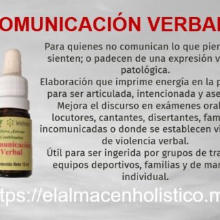 ELIXIR COMBINADO COMUNICACION VERBAL 13 ml