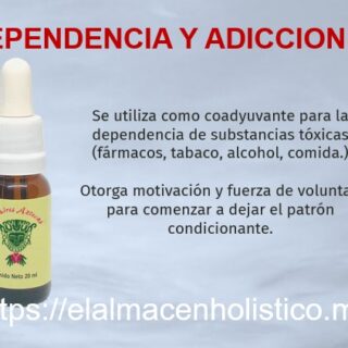 ELIXIR COMBINADO DEPENDENCIA Y ADICCIONES 20 ml