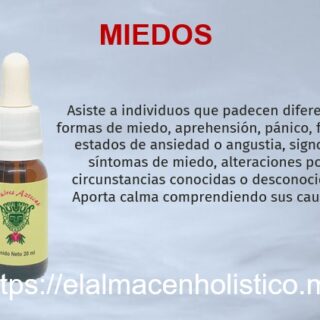ELIXIR COMBINADO MIEDOS 20 ml