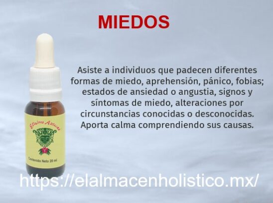 ELIXIR COMBINADO MIEDOS 20 ml
