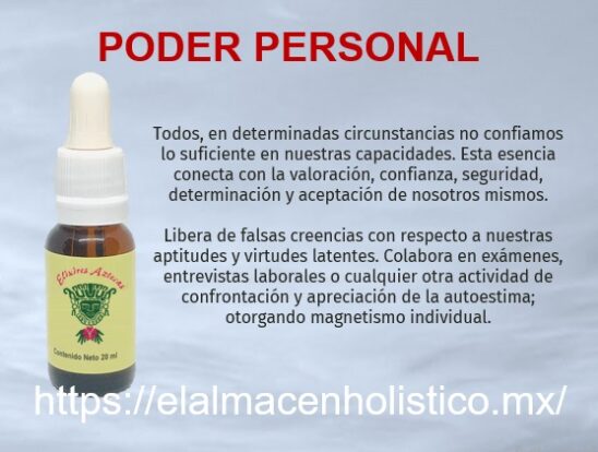 ELIXIR COMBINADO PODER PERSONAL 20 ml
