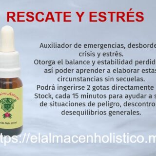 ELIXIR COMBINADO RESCATE Y ESTRES 20 ml