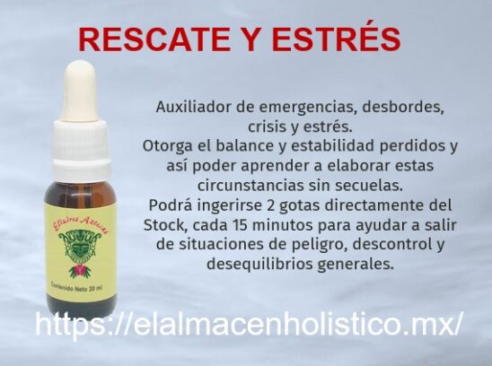 ELIXIR COMBINADO RESCATE Y ESTRES 20 ml