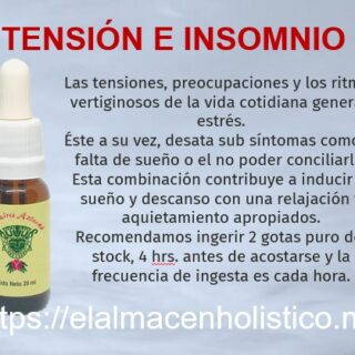 ELIXIR COMBINADO TENSION E INSOMNIO 20 ml